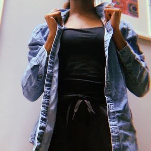 Denim button down shirt